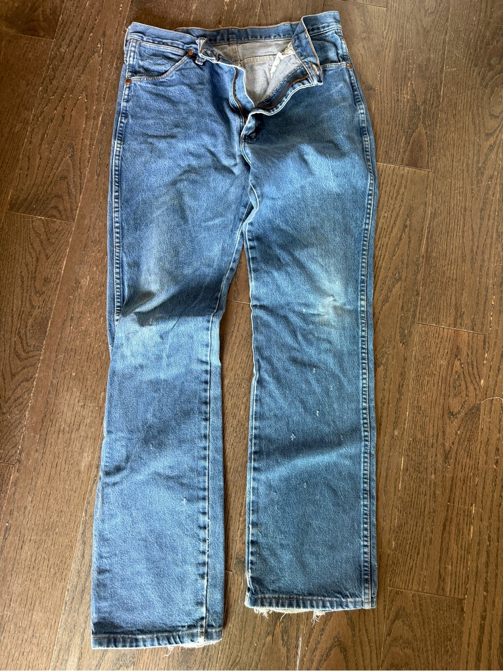 Wrangler Blue Bootcut Men's Jeans